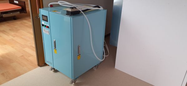 次亜塩素酸水生成機設置完了 次亜塩素酸水生成機設置完了