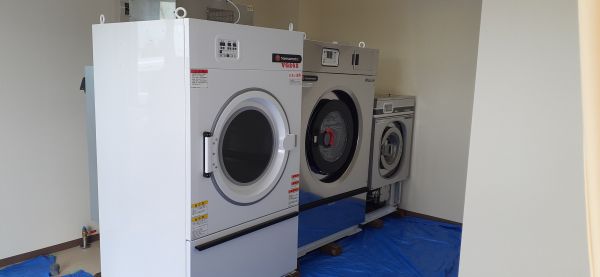 洗濯機、乾燥機設置完了 洗濯機、乾燥機設置完了